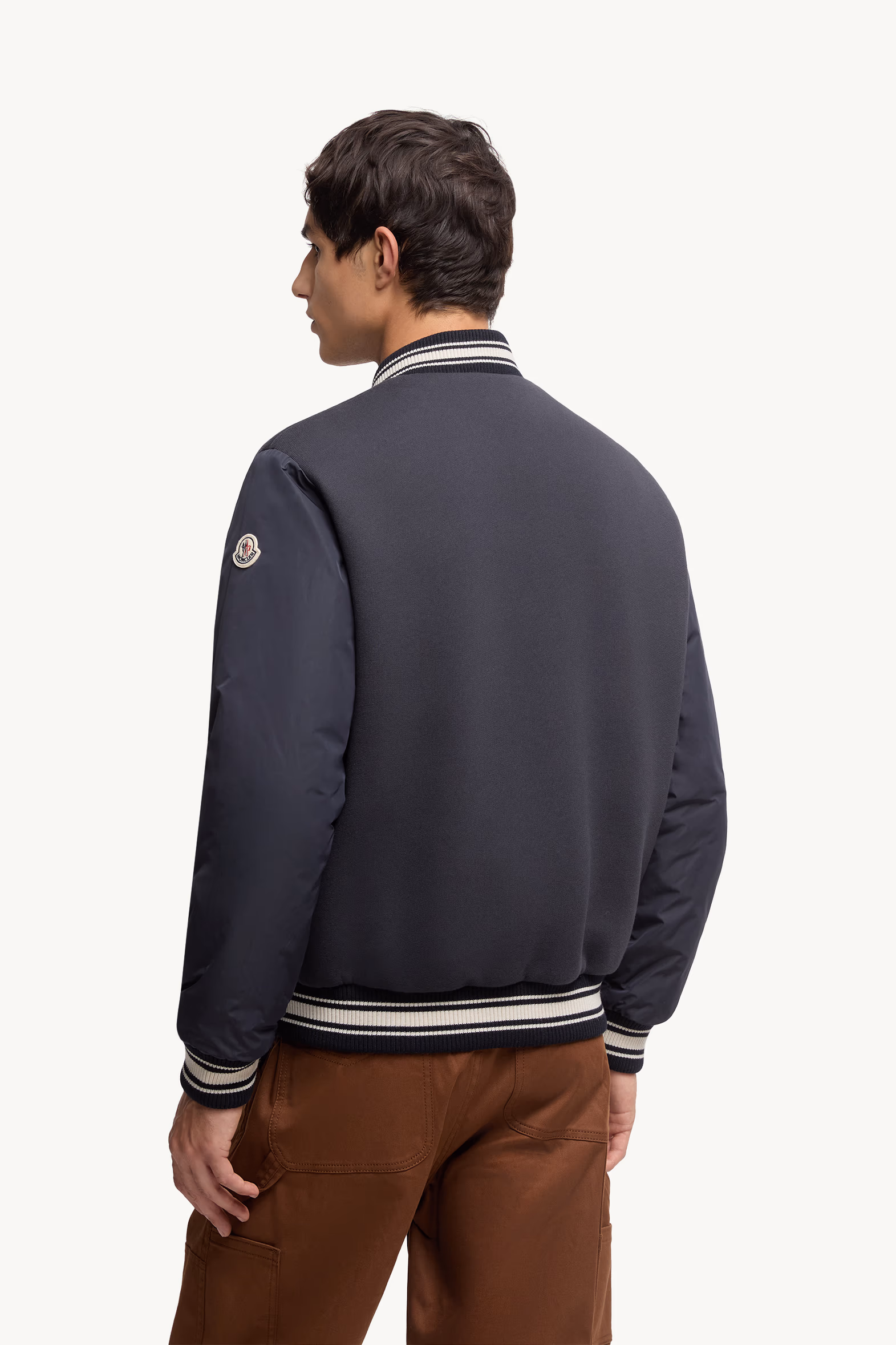 Vennes Reversible Down Bomber Jacket Men Navy Blue Moncler 5